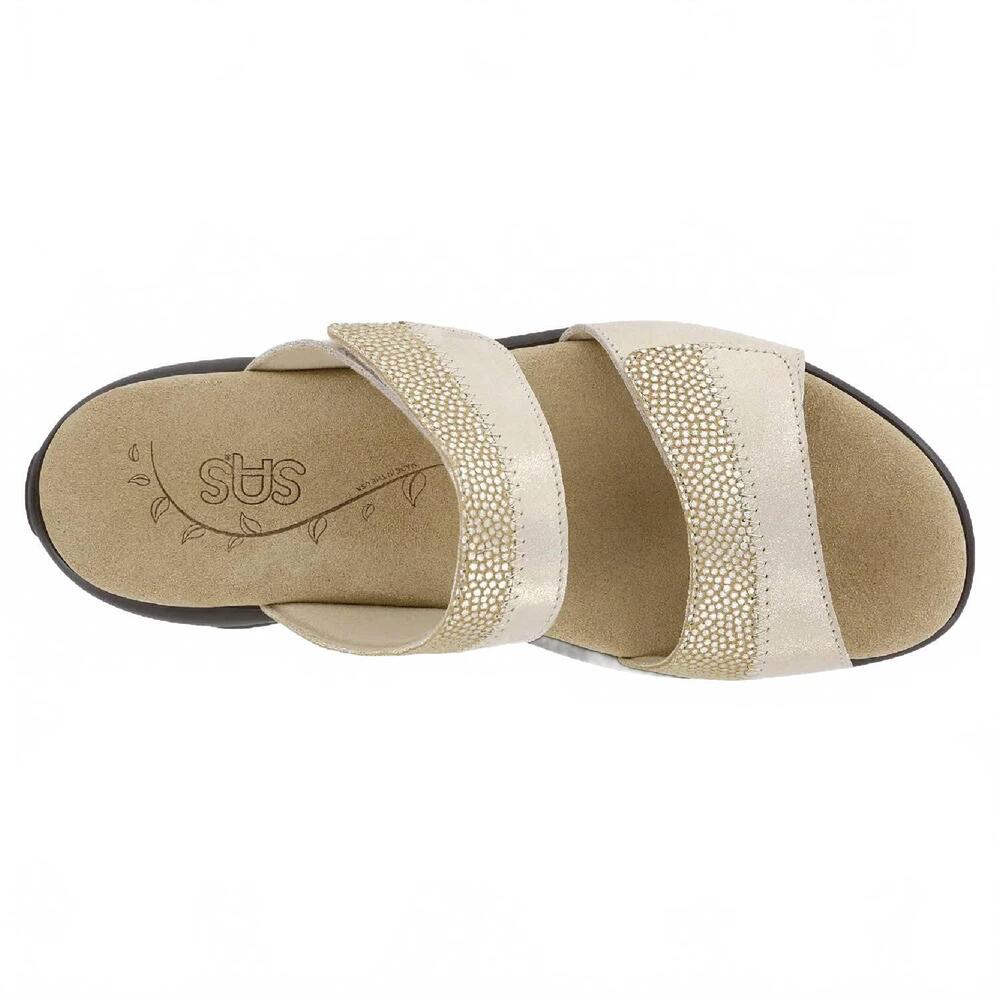 NEW SAS women's nudu slide sandal in golden - Picture 6 of 7